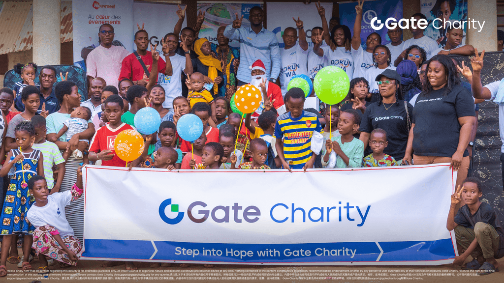 Gate Charity lança iniciativa comunitária de Natal no Benim, levando alegria festiva às crianças locais
