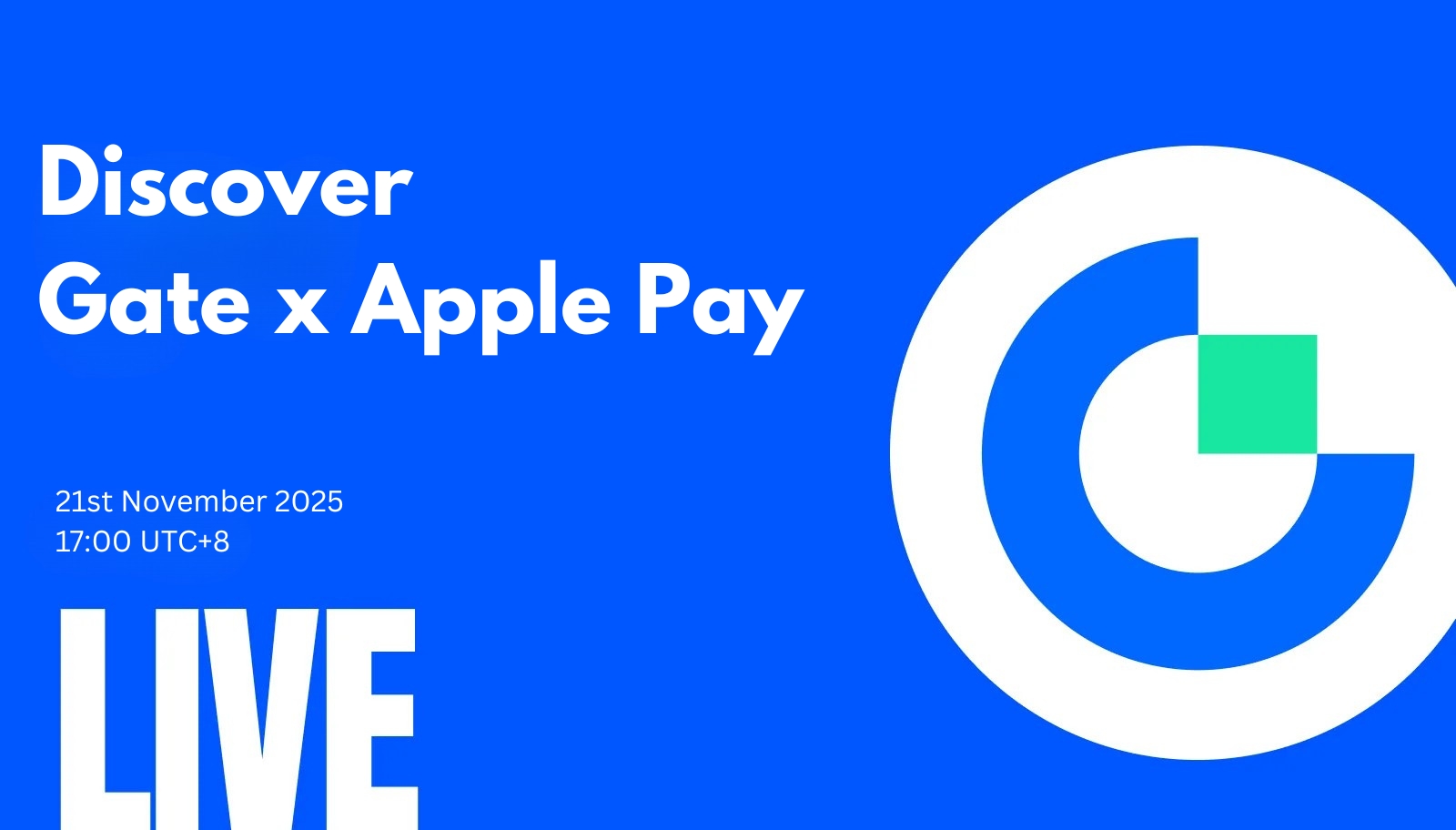 Discover Gate x Apple Pay