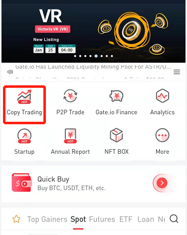How to enter App-Based Copy Trading Portal