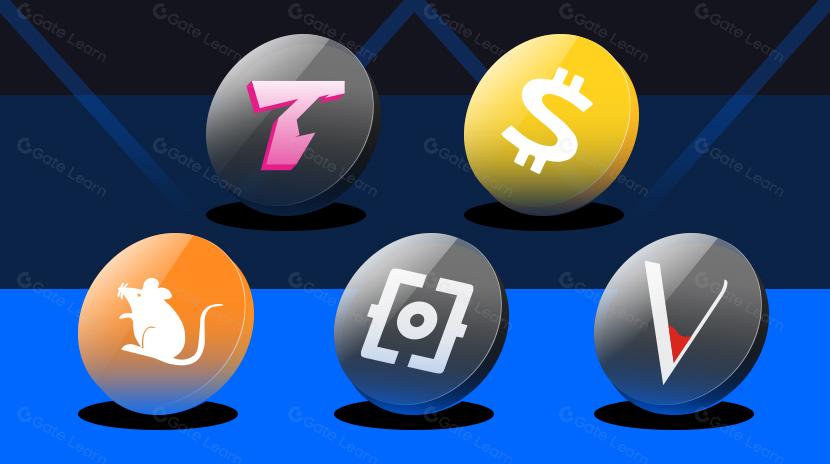 5 лучших токенов с надписями, представленных на Gate.io 