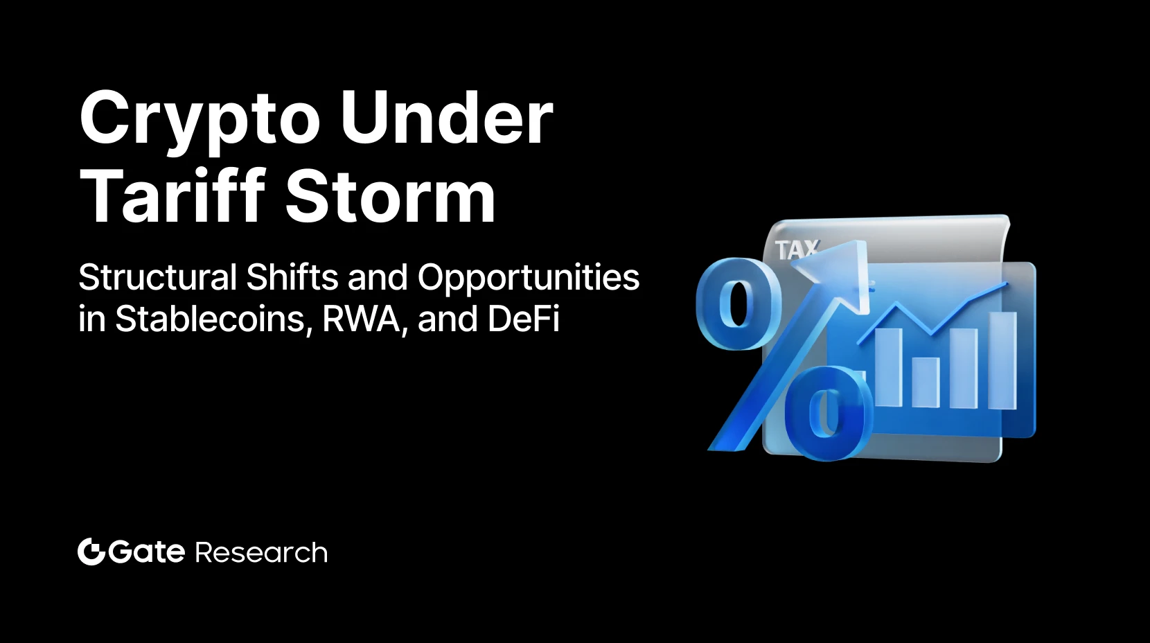 Gate Research: A Nova Ordem Cripto Sob Uma Tempestade Tarifária — Mudanças Estruturais e Oportunidades em Stablecoins, RWA e DeFi