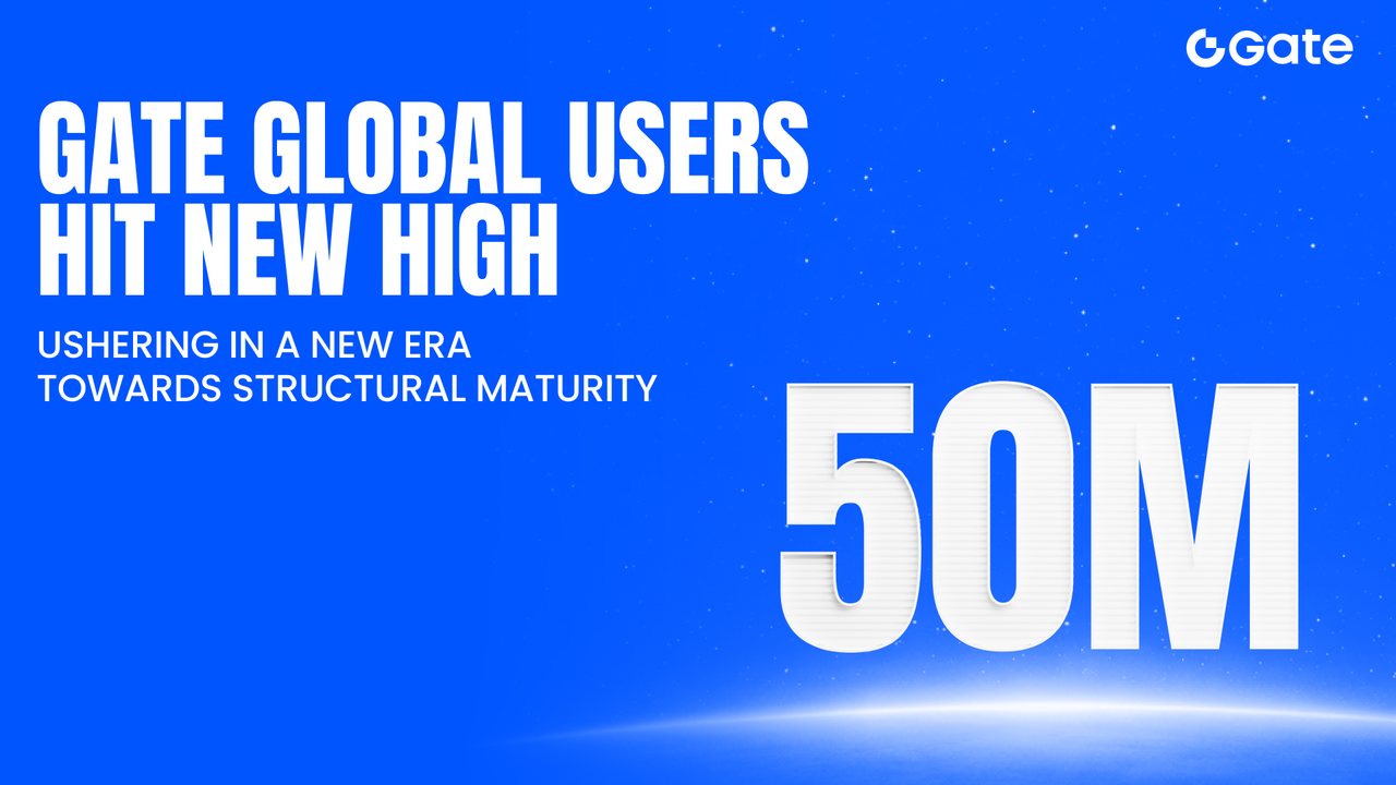 Gate Reaches 50 Million Users as Trading Depth and Multi-Asset Capabilities Continue to Scale