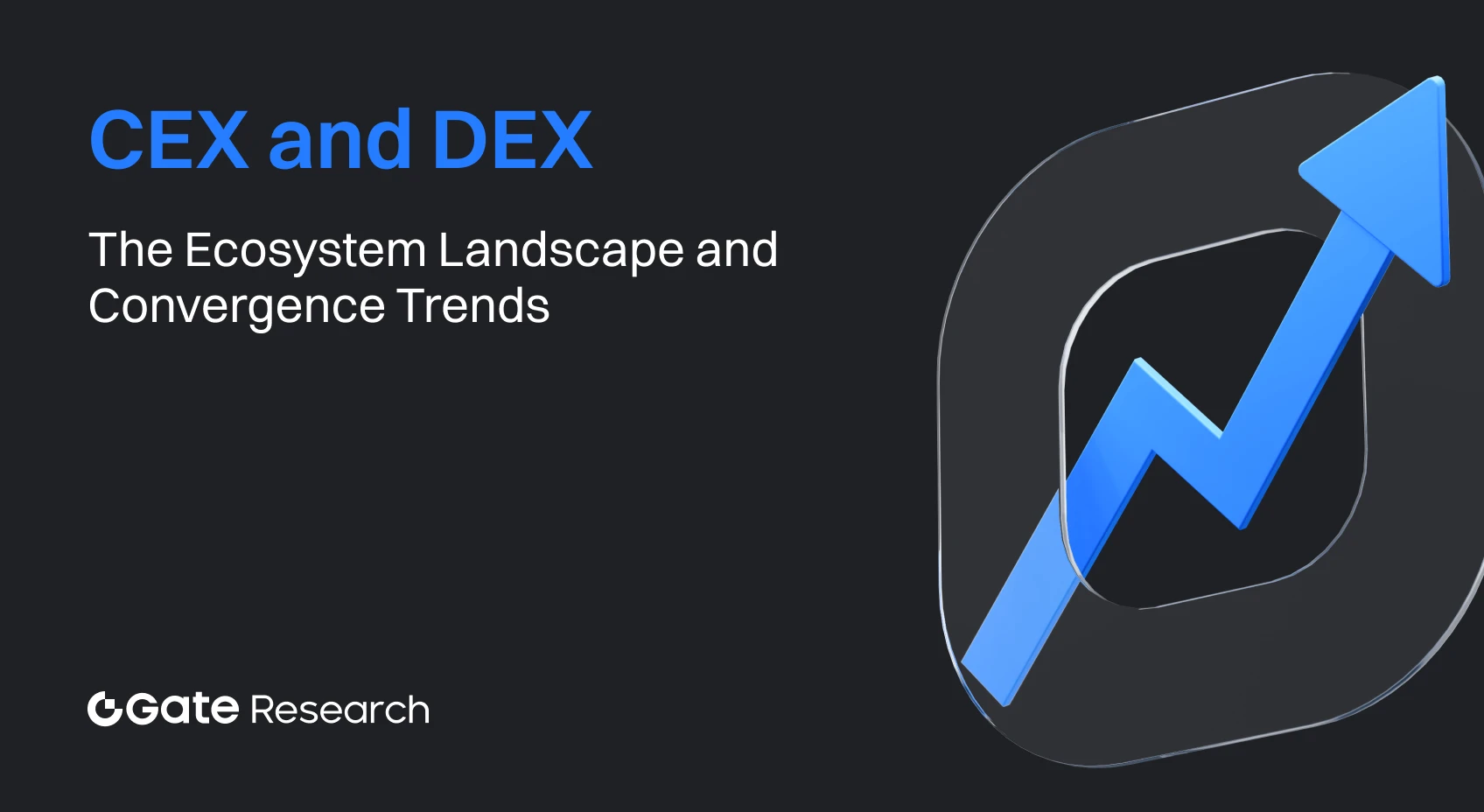 Gate Research: Ландшафт екосистеми та тенденції зближення централізованих (CEX) і децентралізованих (DEX) криптовалютних бірж