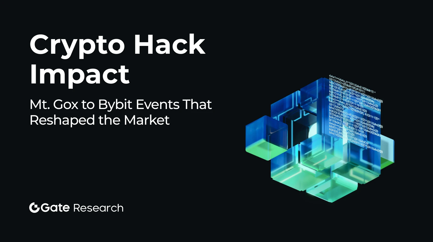 Gate 研究院：黑客攻擊的連鎖反應：從 Mt.Gox 到 Bybit 等事件對加密市場的多重影響