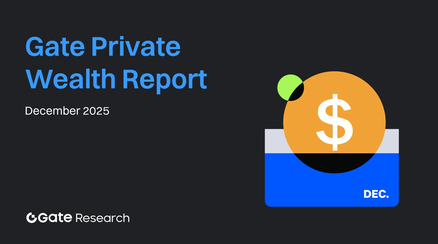 التقرير الشهري لإدارة الثروات الخاصة من Gate — ديسمبر 2025