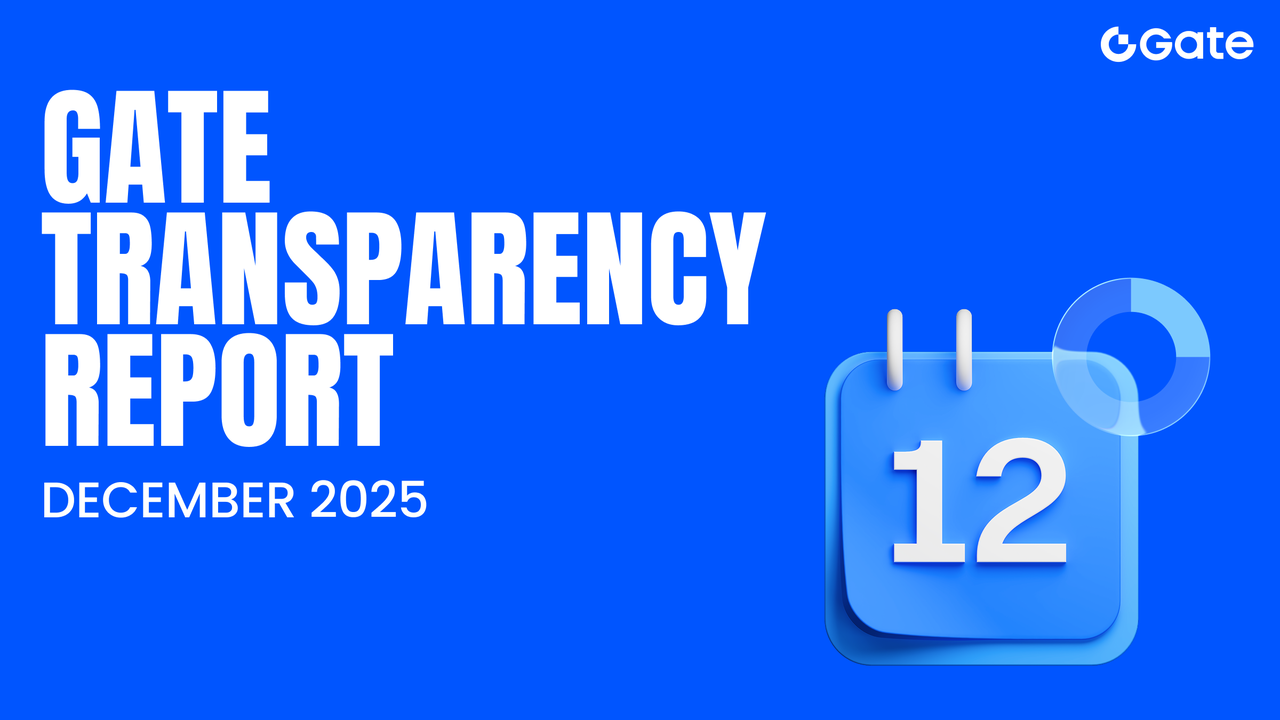 Gate publie son rapport de transparence de décembre 2025 : consolidation de la croissance mondiale par l’augmentation des volumes de trading, le respect de la conformité et la synergie de l’écosystème