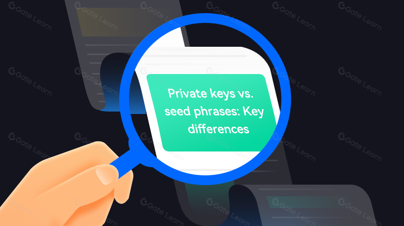 Private keys vs. seed phrases: Key differences
