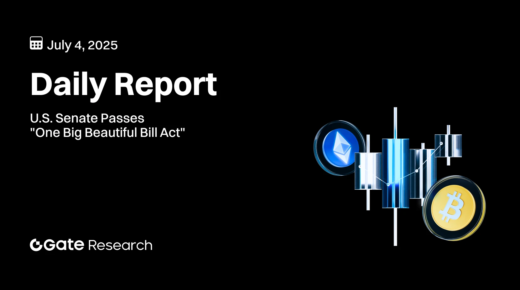 Gate 研究院：美国参议院通过“大而美法案”｜Owlto 助力 USD1 稳定币跨链基建