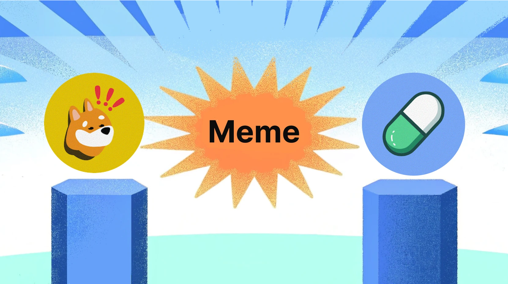 Bonk متعة مقابل مضخة متعة معركة منصات الإطلاق الميمية خلف الرموز المترادفة