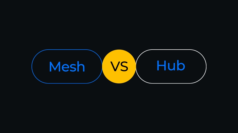 Mesh vs Hub: Phương pháp để tương tác Rollup