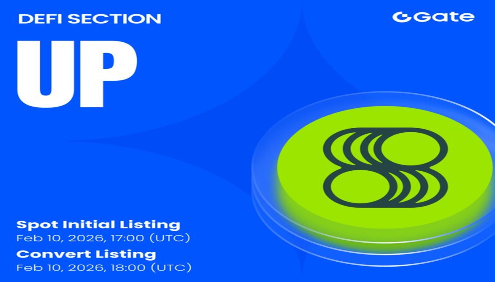 🌟Gate Live Bonus Task -Initial Listing(UP)