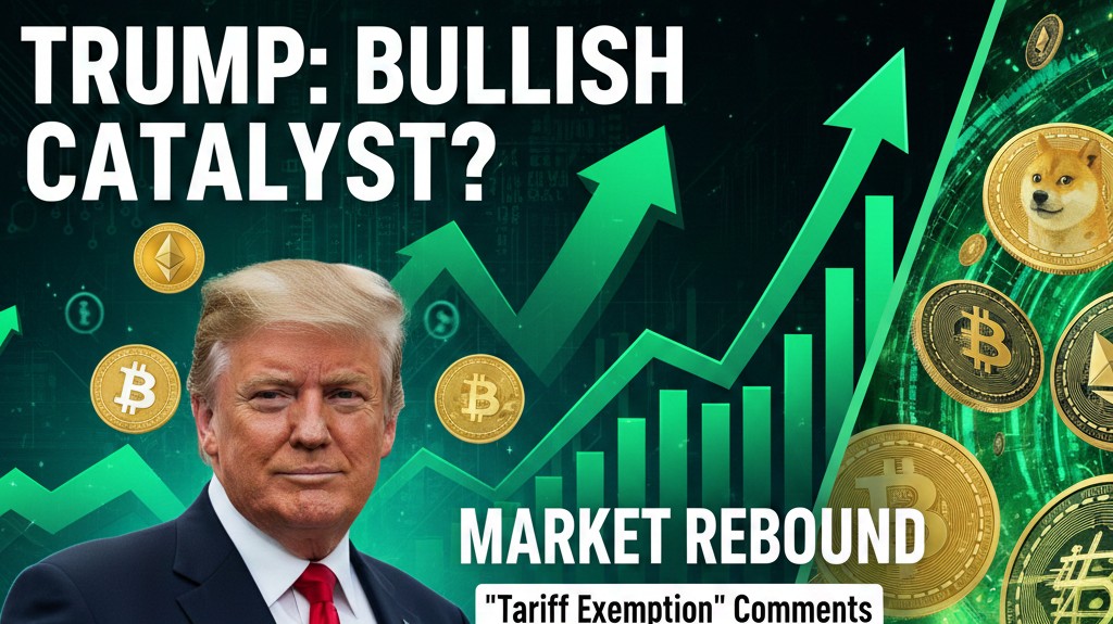 “關稅豁免”評論引發市場反彈，特朗普是加密貨幣市場的看漲催化劑嗎？