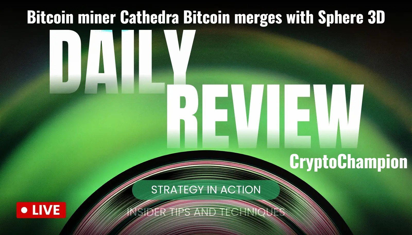 مُعدِن البيتكوين كاثدره بيتكوين يندمج مع Sphere 3D