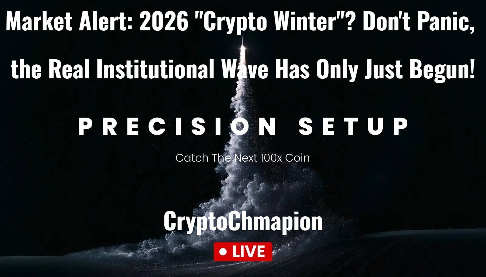 Alerta de Mercado: Inverno Cripto de 2026? Não Entre em Pânico, a Verdadeira Onda Institucional Acabou de Começar!