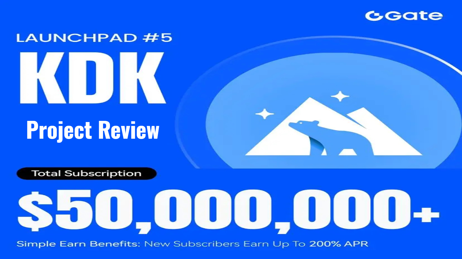 🌟Gate Live Бонусное Задание - Обзор Проекта Launchpad (KDK)