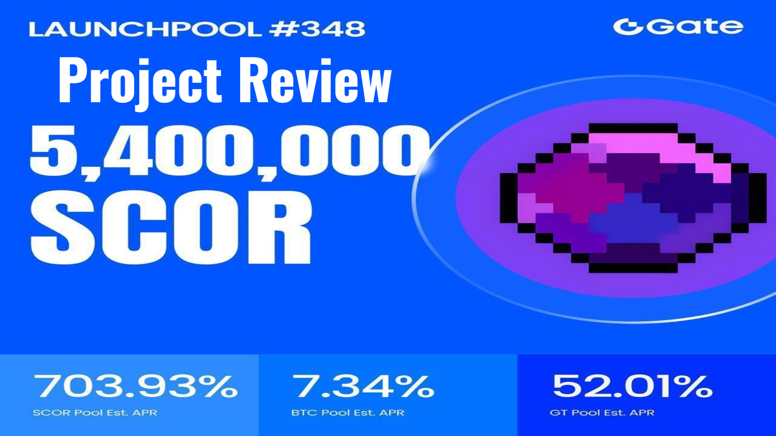🌟Gate Live Bonus Task - Launchpool (SCOR) Project Review