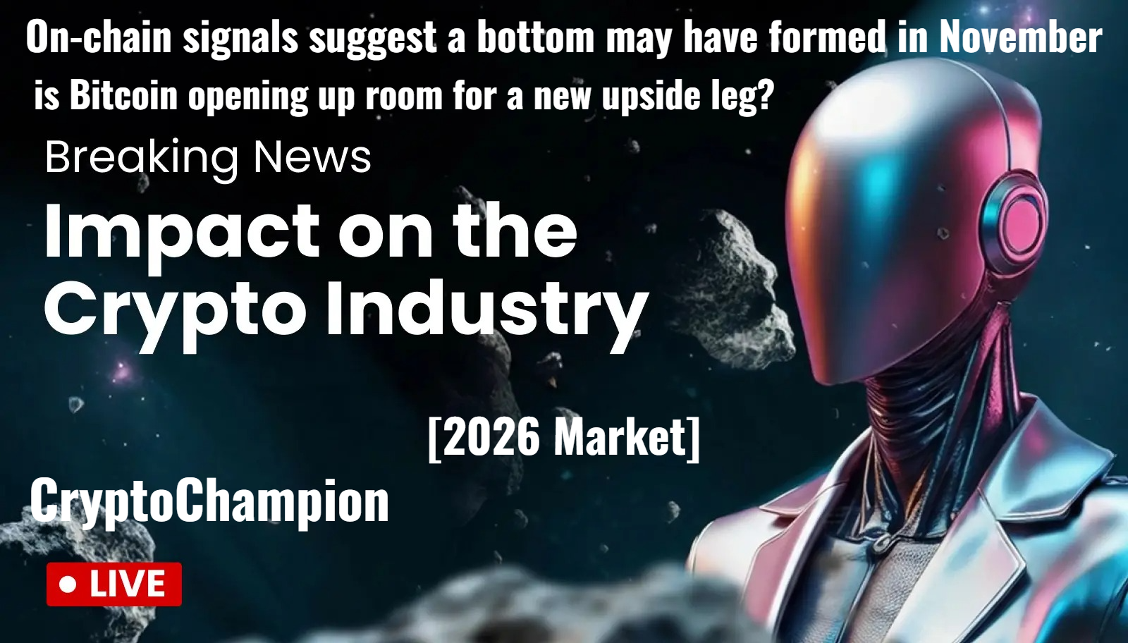 [2026 市場]🔹鏈上信號顯示11月可能已形成底部——比特幣是否為新一輪上漲開啟了空間？