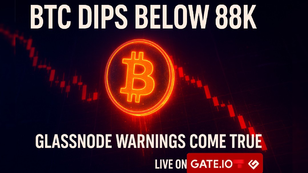 BTC Dips Below 88K | Glassnode Warnings Come True