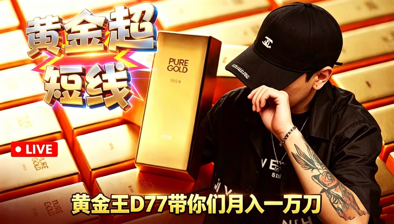 黃金王帶你們做超短線實盤