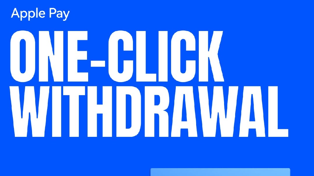 سحب بنقرة واحدة عبر Apple Pay