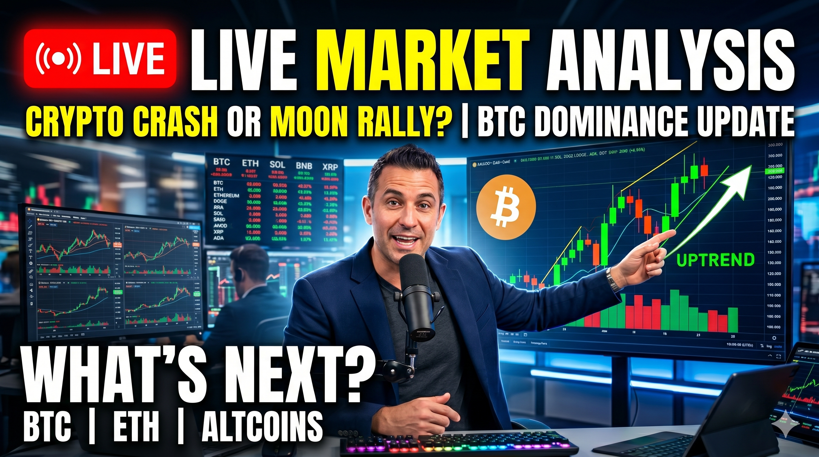 Análisis en vivo del mercado