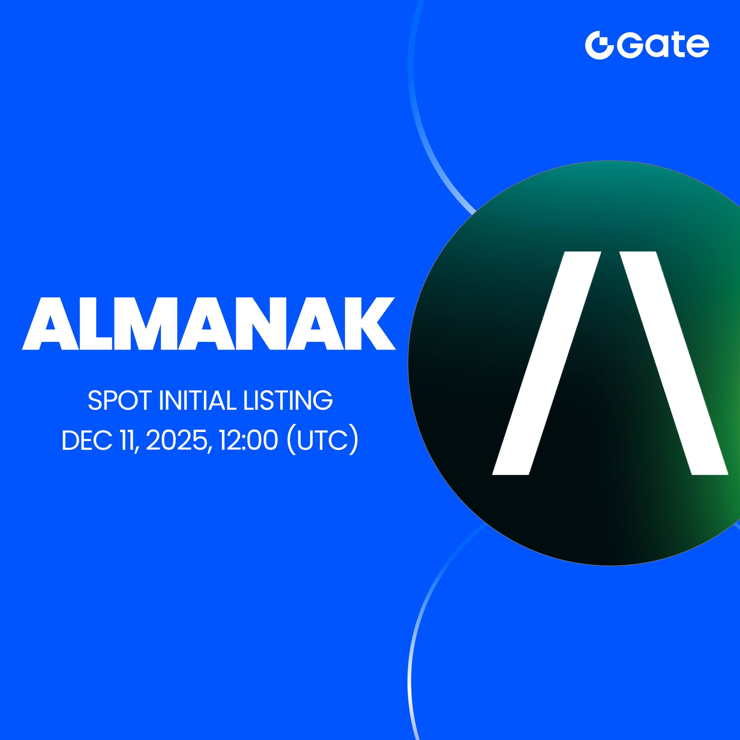 Gate to List Almanak(ALMANAK) Spot Trading and Launch CandyDrop #123