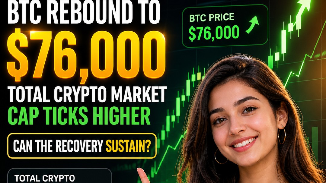 Биткойн восстановился до 76 тысяч долларов. Общая капитализация криптовалютного рынка немного выросла. Смогут ли эти показатели удержаться?