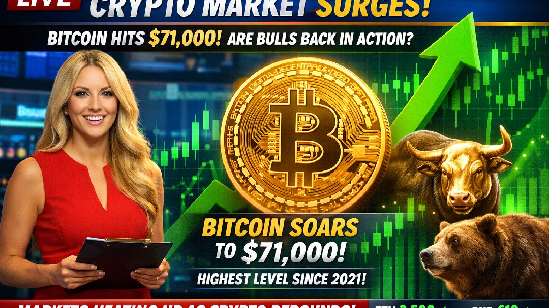 加密货币市场突然升温，比特币回升至7.1万美元，牛市开始反弹