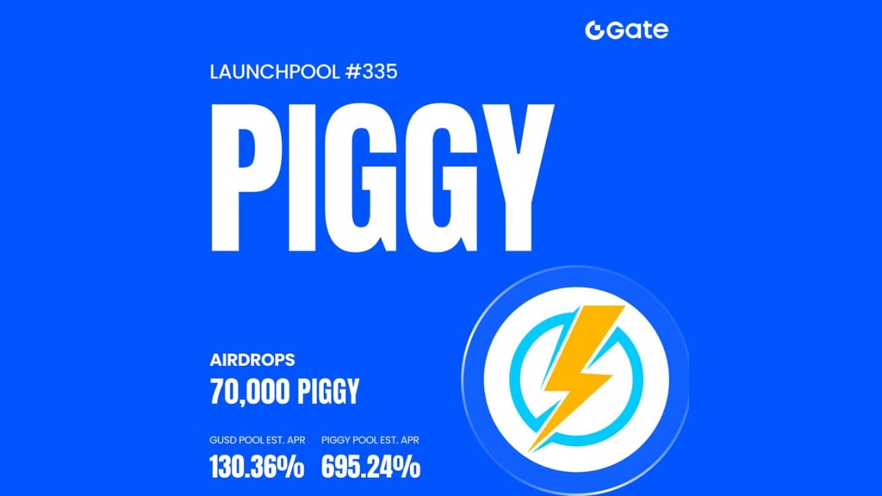 Gate Launchpool Project #335: Piggycell (PIGGY). Stake GUSD or P