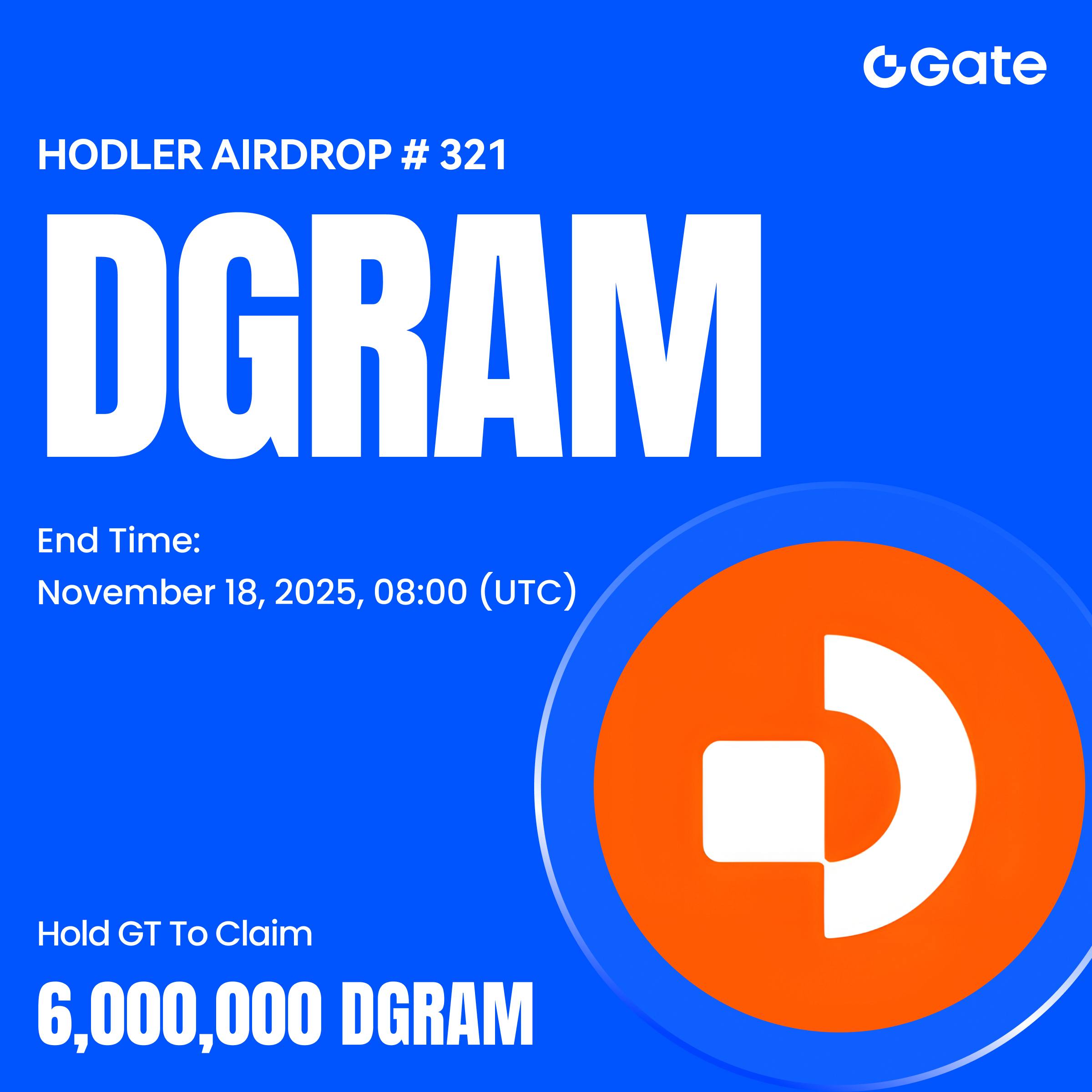 Початковий лістинг: Gate для лістингу Datagram Network (DGRAM) Спот торгівлі та запуску HODLer Аірдроп