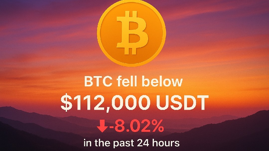 BTC drops below 92,000 USDT, with 24h gains narrowing to 0.11