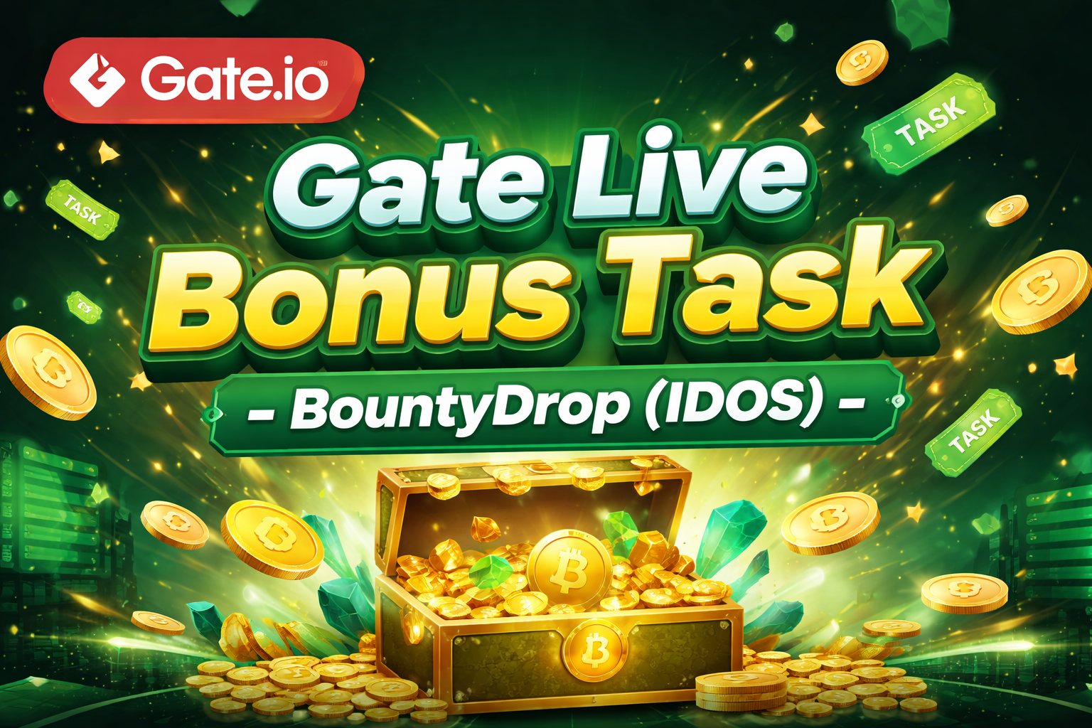🌟Tarea de bonificación en vivo de Gate - BountyDrop (IDOS)