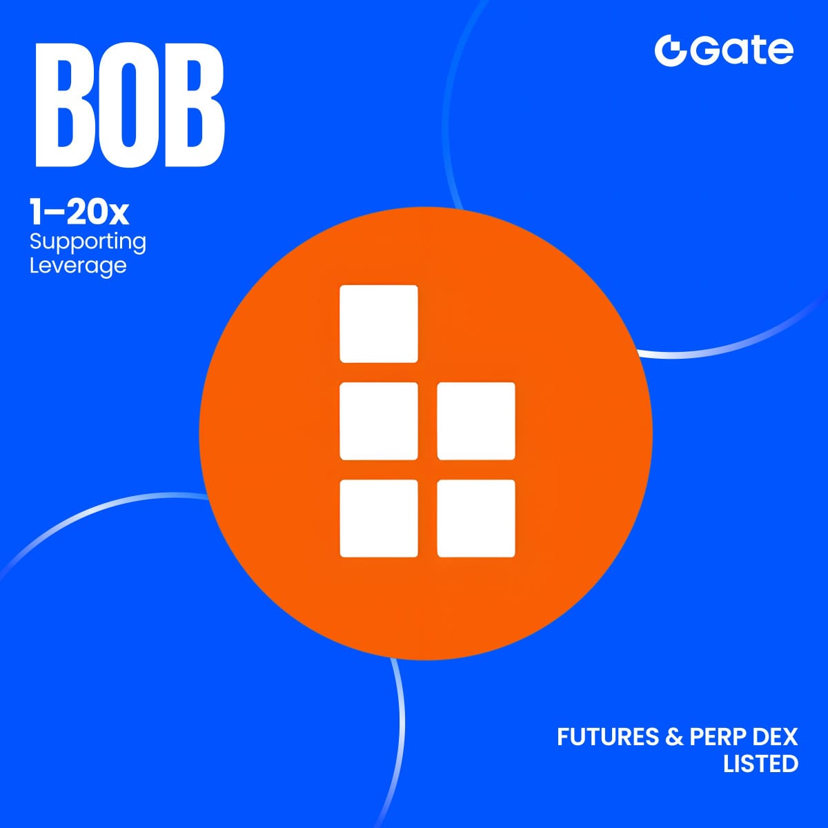 Gate 和 Gate Perp DEX 同時上線 BOB 永續合約 (USDT-M)