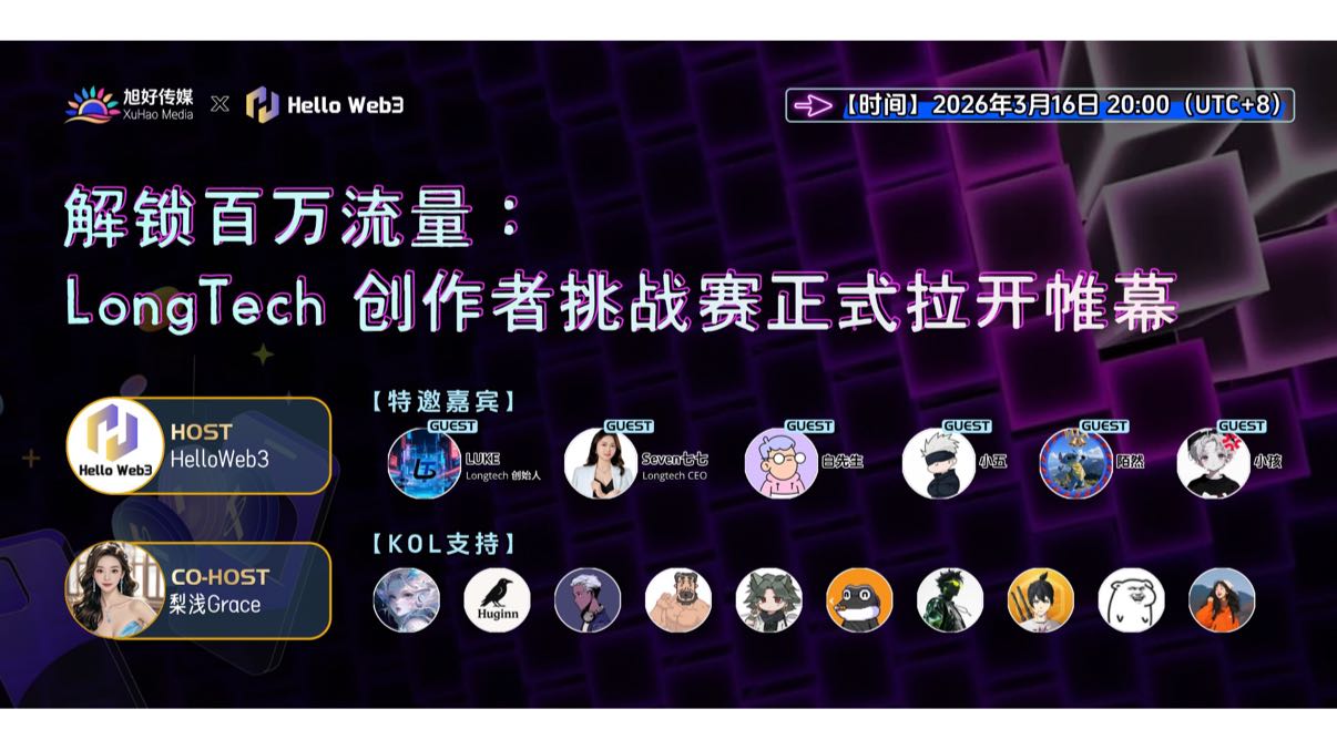 解锁百万流量：LongTech 创作者挑战赛正式拉开帷幕