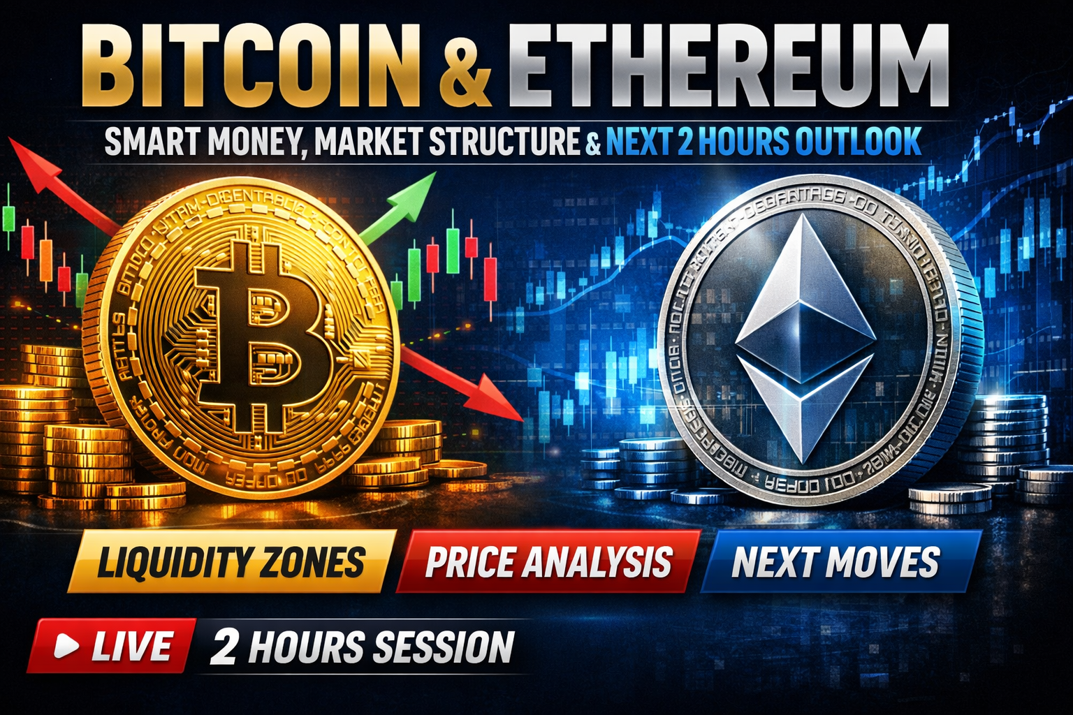 BTC & ETH Market Breakdown: Structure, Liquidity & Smart Money
