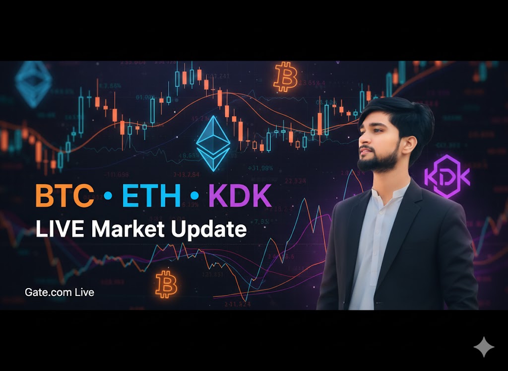 “BTC, ETH & KDK – Diễn Biến Lớn Sắp Đến? | Cập Nhật Thị Trường Trực Tiếp Gate.com”