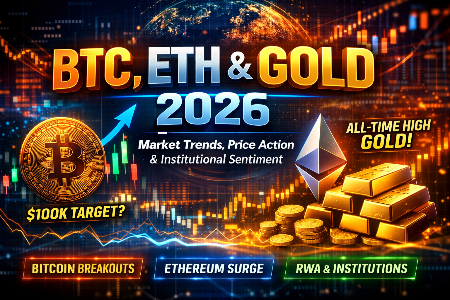 „BTC, ETH & Gold 2026: Markttrends, Kursbewegungen und Inst 20260105“
