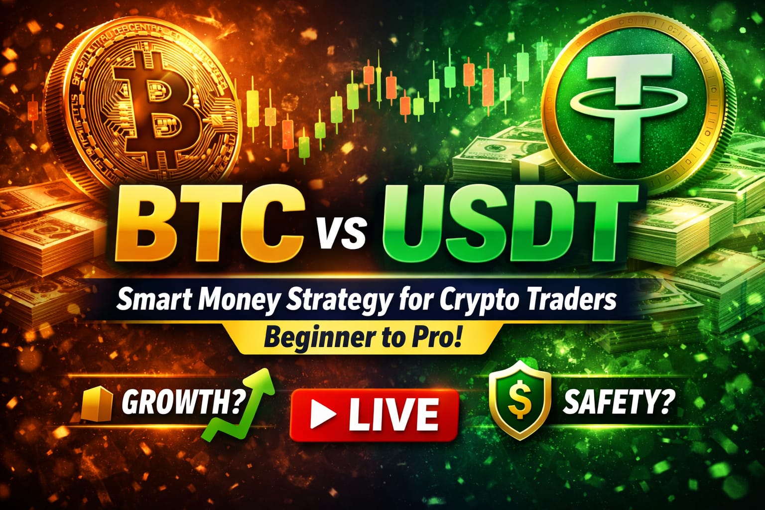 BTC vs USDT Smart Money Strategy for Crypto Traders Beginner to Pro