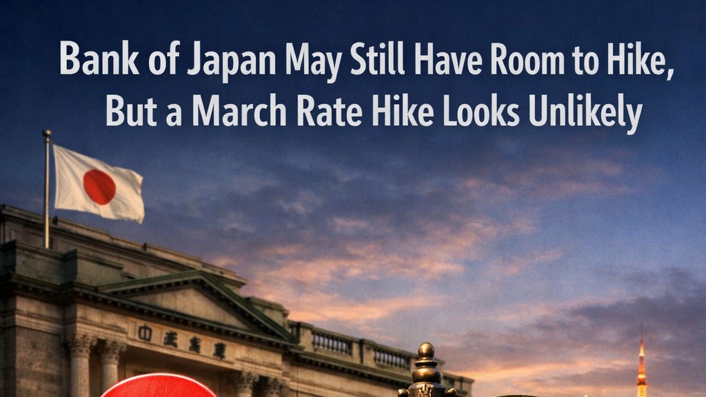 Банк Японії все ще може мати можливість підвищити ставку, але підвищення ставки у березні