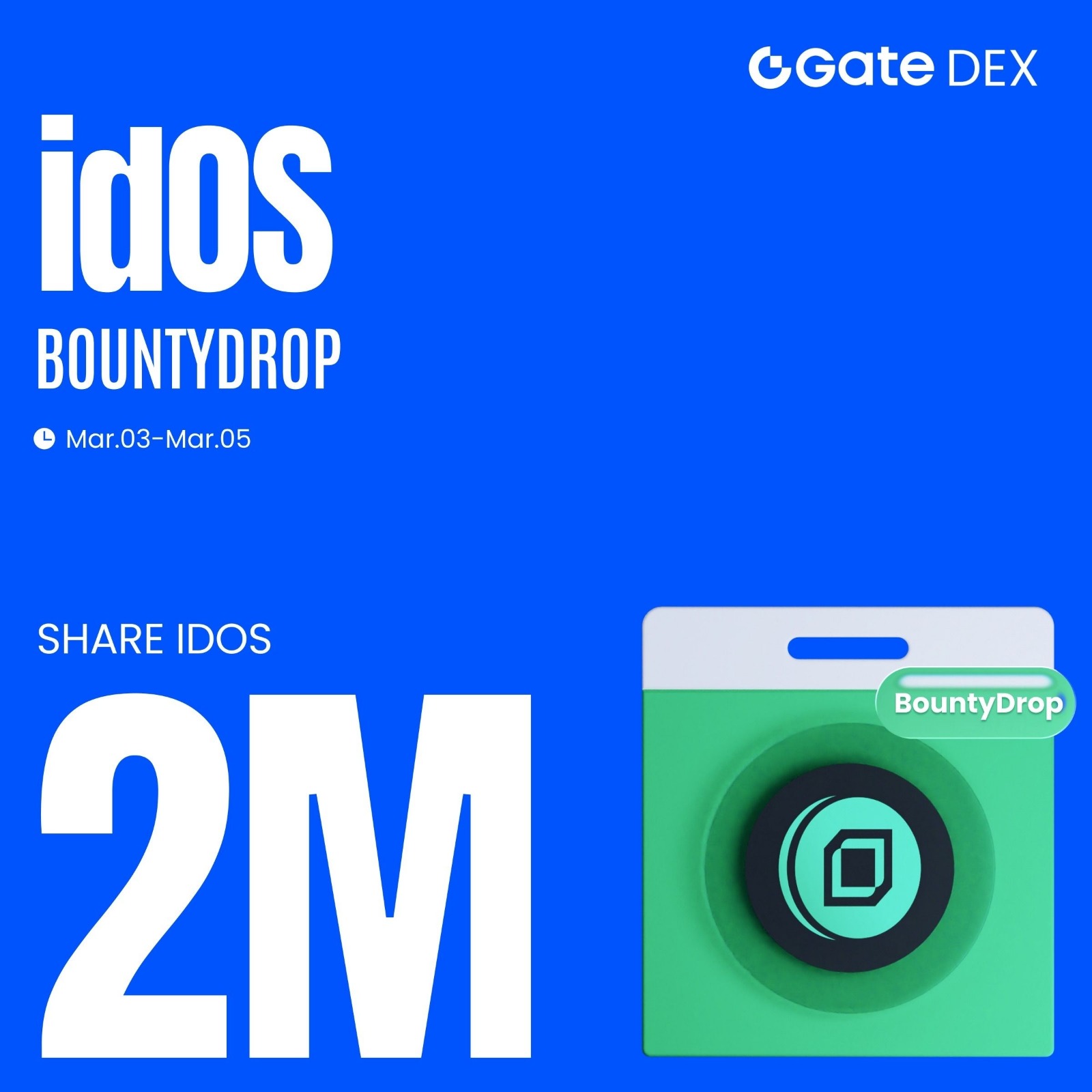🌟مهمة مكافأة مباشرة من Gate - BountyDrop (IDOS)