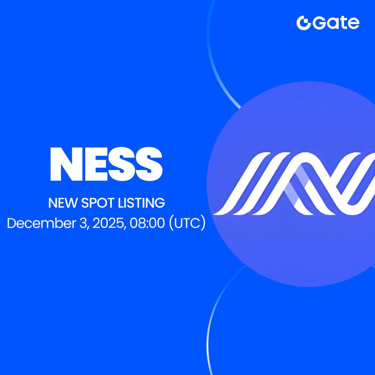 🌟Gate Live Bonus Task -HODLer Airdrop(NESS)