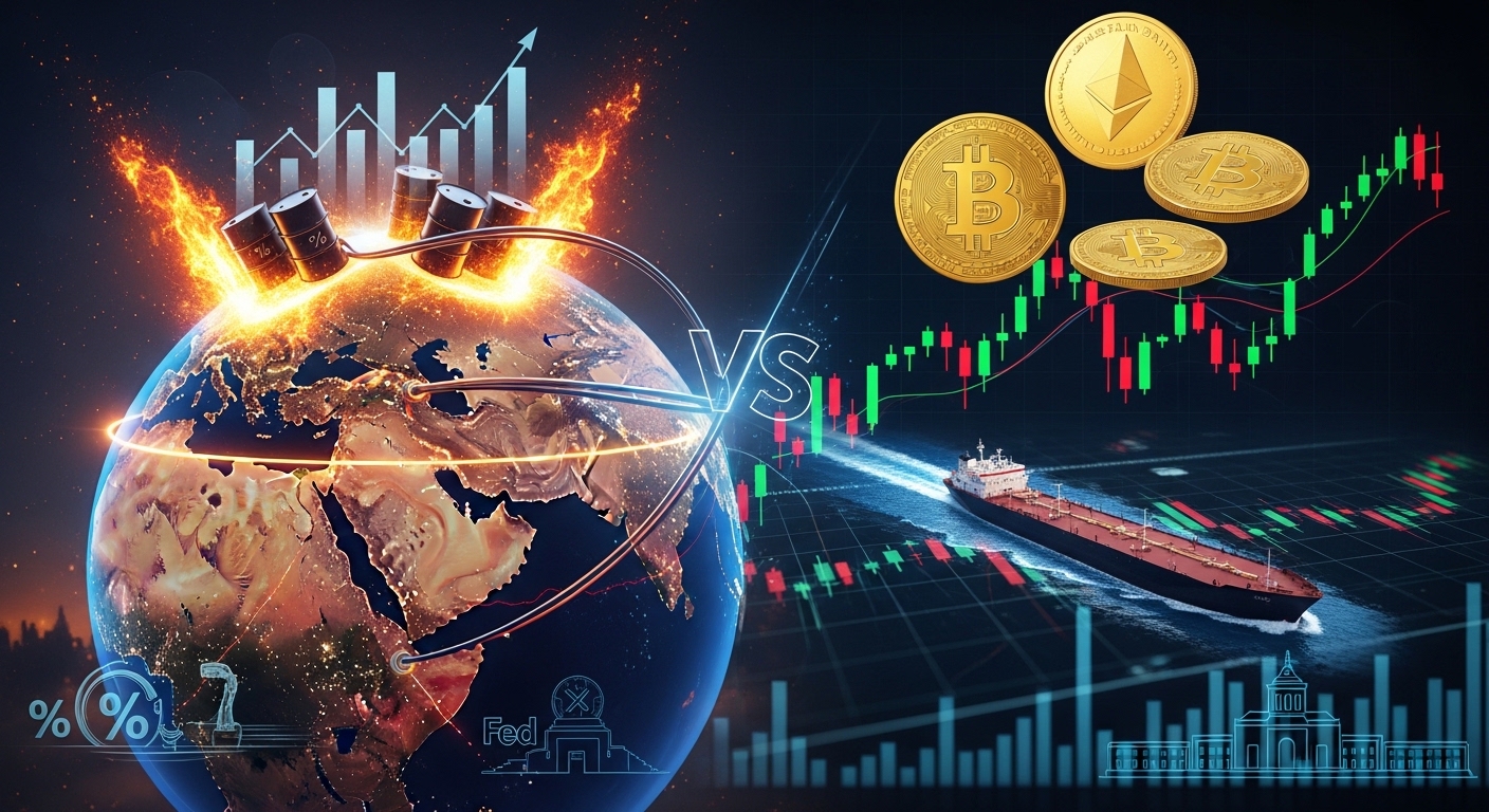 ¡Las tensiones entre EE. UU. e Irán alcanzan un estancamiento! Mientras los precios del petróleo aumentan y las expectativas de recortes de tasas chocan, ¿cómo reaccionará el mercado de criptomonedas?