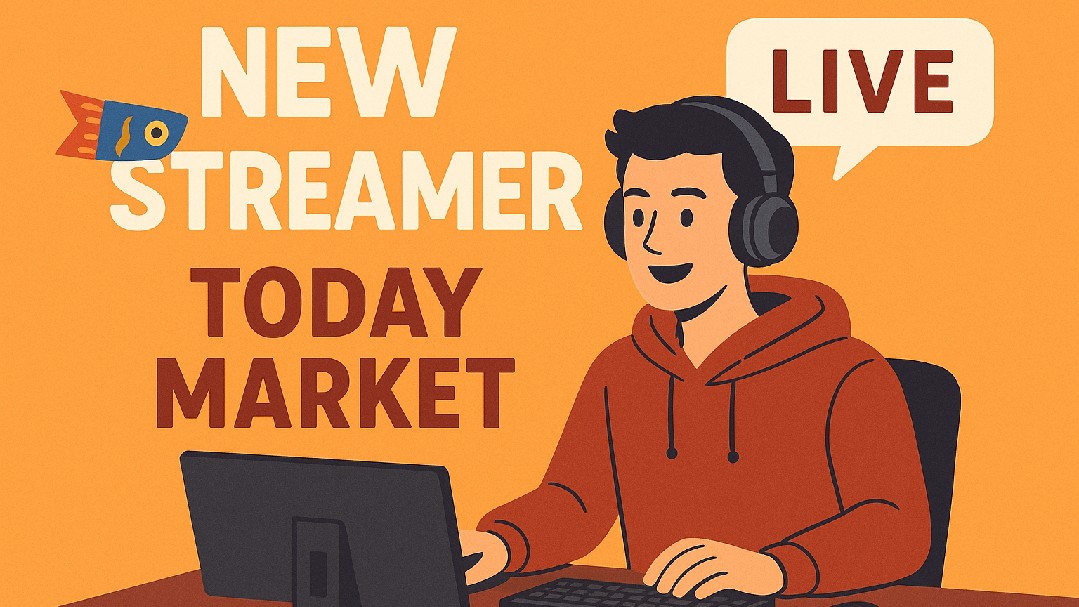 New Streamer 🎏 My first stream Today Market Analysis