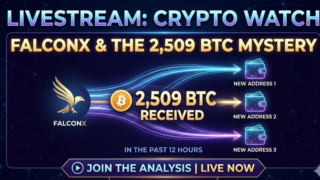 على مدار الـ 12 ساعة الماضية، تلقت ثلاث عناوين تم إنشاؤها حديثًا 2,509 BTC من FalconX.