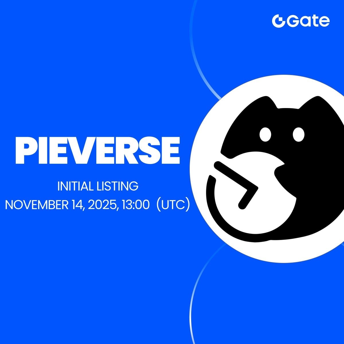 Gate para listar Pieverse (PIEVERSE) para el comercio al contado