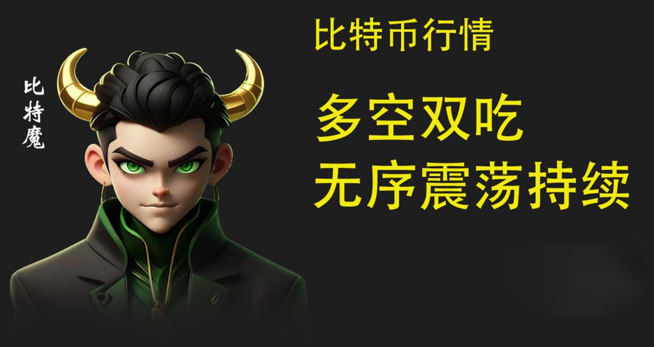 比特币再次画门，多空双吃，接下来怎么玩