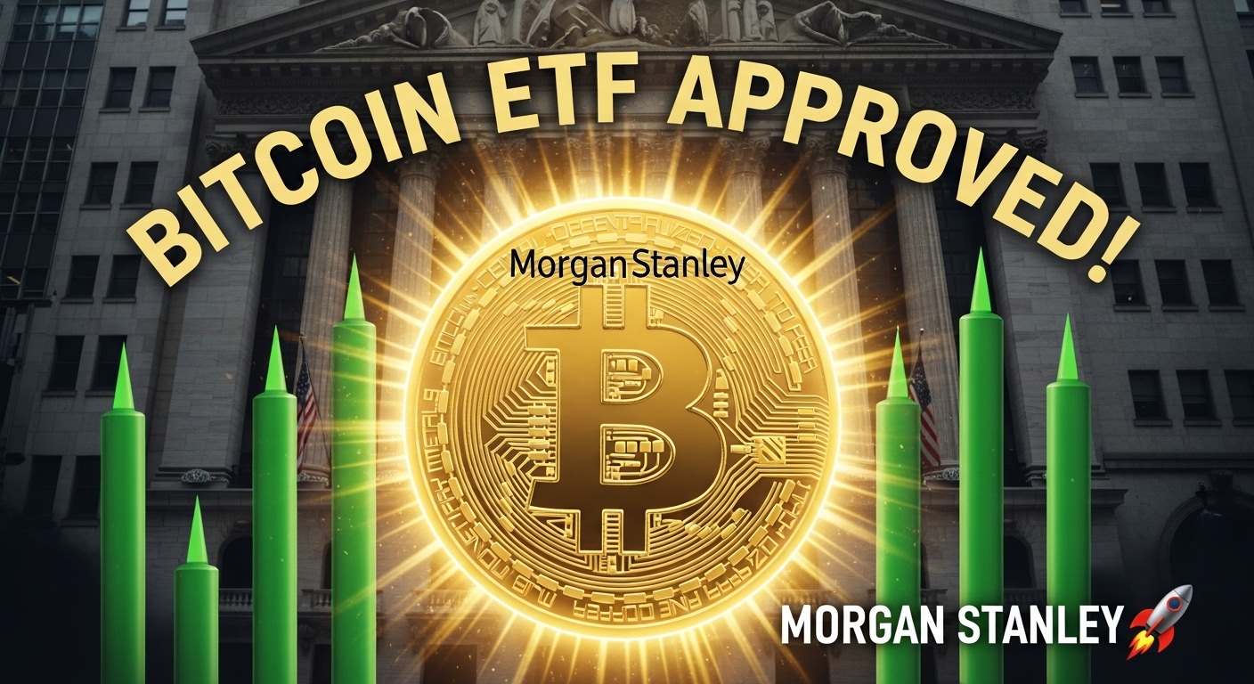 Principal catalyseur haussier ! L'ETF Bitcoin de Morgan Stanley obtient l'approbation de la Bourse de New York et devrait être lancé prochainement