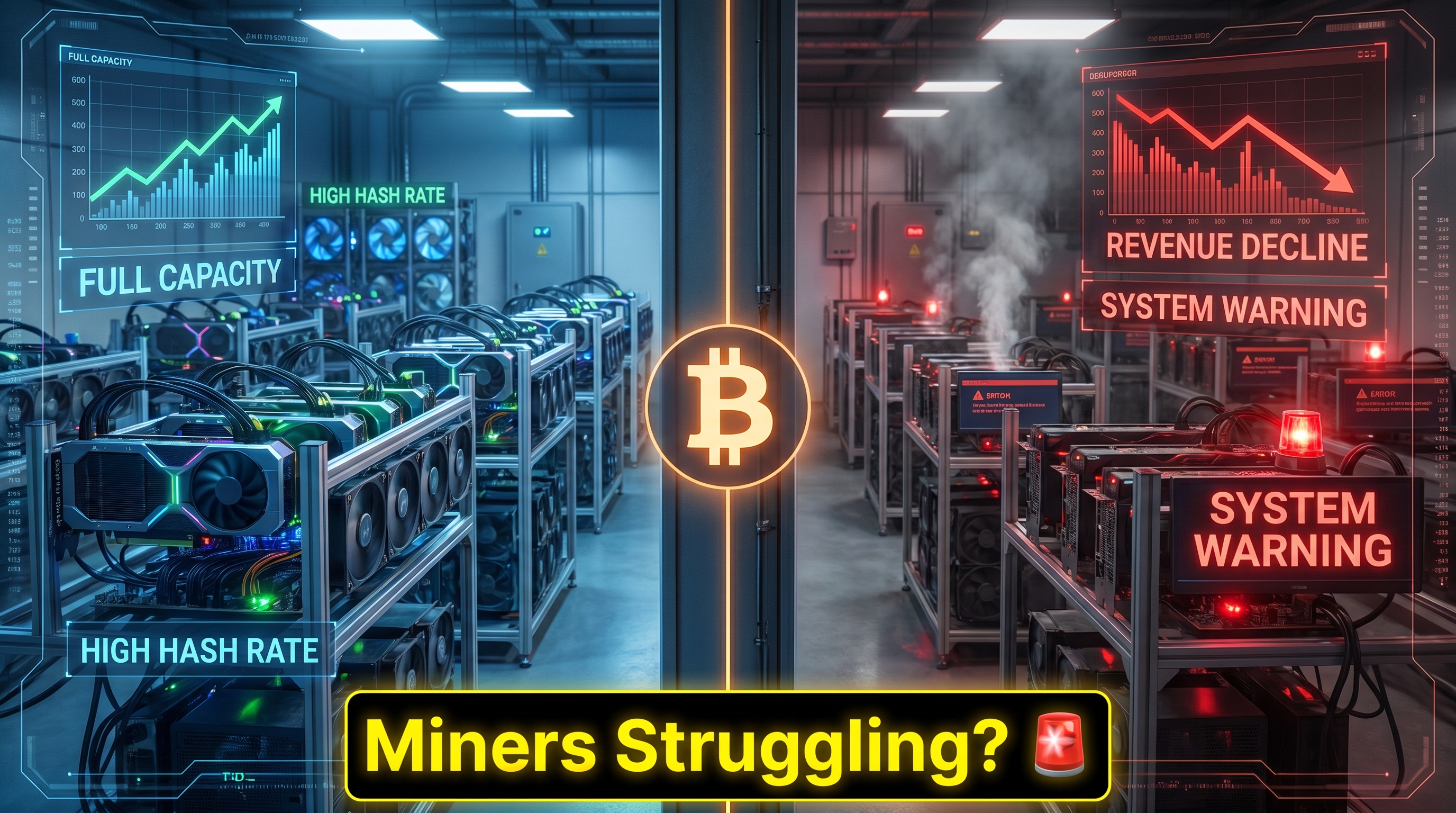 Сложность майнинга биткоинов снизилась