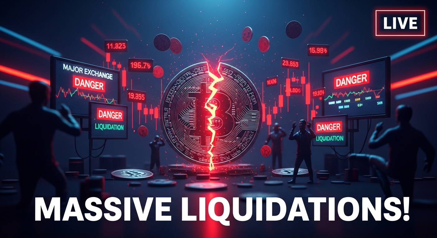 Волатильность цены Bitcoin создает давление на ликвидацию на крупных централизованных биржах.