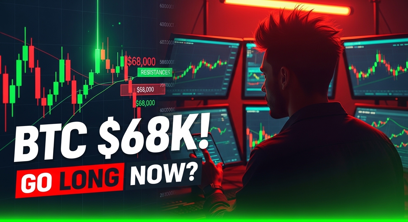 比特币短暂飙升至68,000美元——现在仍然明智选择多头吗？